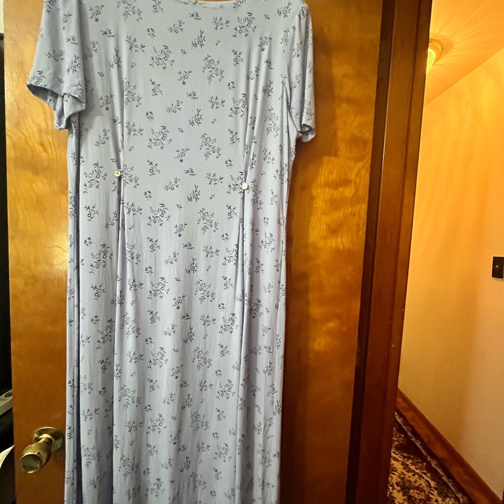 Coldwater Creek Purple Casual Sheath Maxi Dress